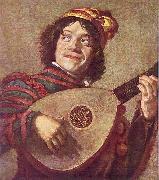 Frans Hals Jester with a Lute France oil painting artist